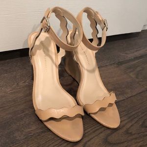 Loeffler Randall neutral heels sandals